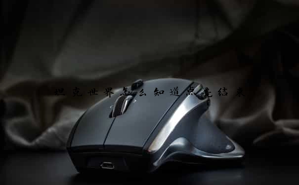 坦克世界怎么知道点亮结束
